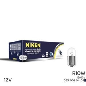 12V 67 AMPUL (R10W) BA15s 10’Lu - Niken