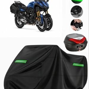 Yamaha Niken GT Arka Çanta Uyumlu Motosiklet Brandası Premium (Kilit Uyumlu)-Siyah - Niken