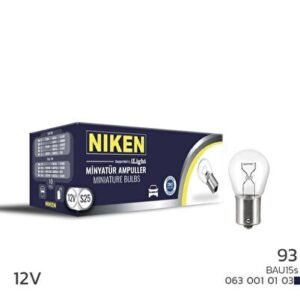 12V 93 Ampul YT BAU15S 10 LU - Niken