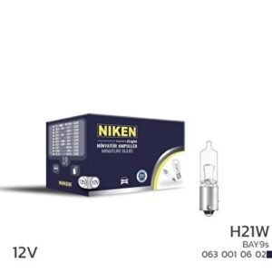 12V H21W Ampul BAY9S 10 LU - Niken