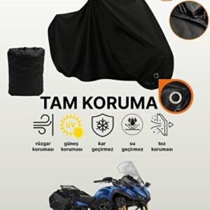 Siyah Kilit Uyumlu Yamaha Niken GT Uyumlu Motosiklet Brandası - Niken