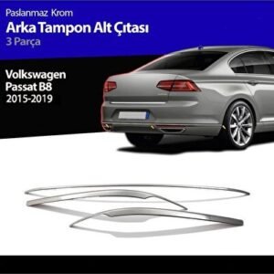 Volkswagen Passat B8 Arka Tampon Çitası Krom Nikelajı - Niken