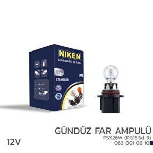 12V PSX26W Gündüz Far Ampulü (PG18.5d-3) - Niken