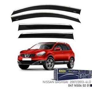 Nissan Qashqai Niken Kromlu Cam Rüzgarlığı 4'lü Set 2007 2014 - Niken