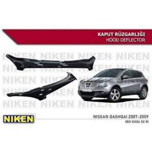 Nissan Qashqai Uyumlu Kaput Rüzgarlığı Koruyucu 2007-2010 arası - Niken