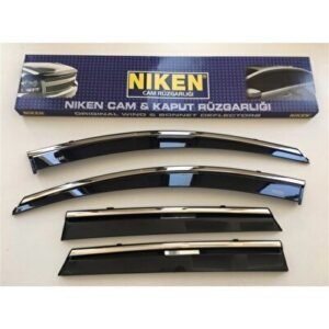 Dacia Sandero Stepway Kromlu Cam Rüzgarlığı Krom Rüzgarlık - Niken