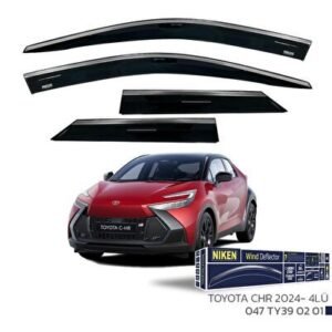 Toyota C hr Kromlu Cam Rüzgarlığı 4'lü Set 2024 ve Üzeri - Niken