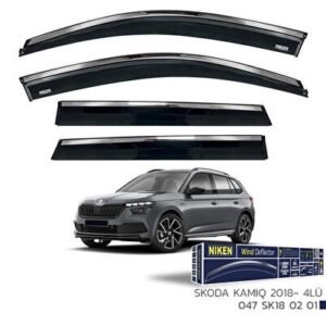 Skoda Kamiq Uyumlu Kromlu Cam Rüzgarlığı 4'lü Set 2018 2023 - Niken