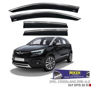 Opel Crossland X Niken Kromlu Cam Rüzgarlığı 4'lü Set 2018 ve Üzeri - Niken