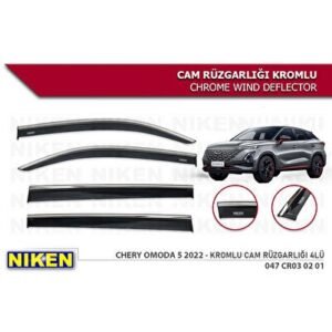 Chery Omoda 5 2022-2023 Kromlu Cam Rüzgarlığı - Niken