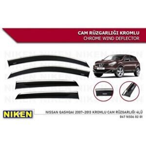 Nissan Qashqai Kromlu Cam Rüzgarlığı Niken - Niken