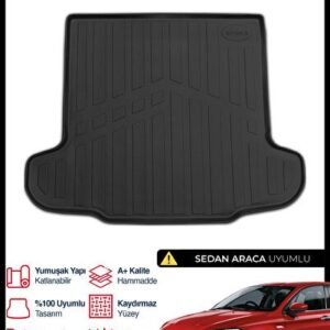 Fiat Egea Sedan 3D Pro Bagaj Havuzu 2015 ve Üzeri - S-Dizayn (EKT-000120)