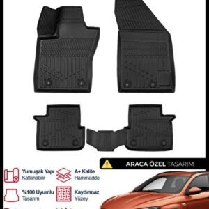 Fiat Egea Cross 3D Pro Havuzlu Paspas 2020 ve Üzeri - S-Dizayn (EKT-000130)
