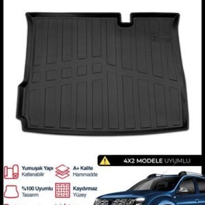 Dacia Duster 4X2 3D Pro Bagaj Havuzu 2018-2022 - S-Dizayn (EKT-000138)
