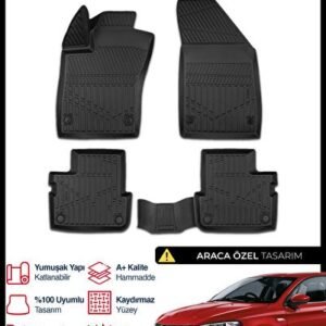 Fiat Egea Sedan 3D Pro Havuzlu Paspas 2015 ve Üzeri - S-Dizayn (EKT-000140)