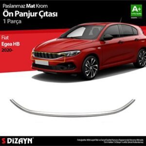 Fiat Egea Hatchback Krom Ön Panjur Çıtası 2020 ve Üzeri (Mat Krom) - S-Dizayn