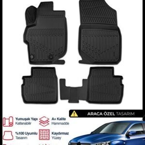 Citroën C-Elysee 3D Pro Havuzlu Paspas 2012-2017 - S-Dizayn (EKT-000186)