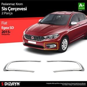 Fiat Egea Krom Sis Farı Çerçevesi 2 Parça 2015-2020 - S-Dizayn