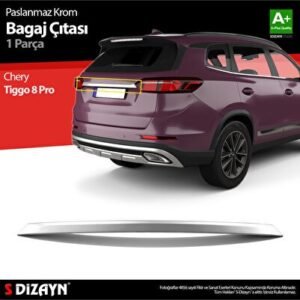 Chery Tiggo 8 Pro Krom Bagaj Çıtası 2022-2025 - S-Dizayn