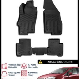 Fiat Linea 3D Pro Havuzlu Paspas 2007-2018 - S-Dizayn (EKT-000316)