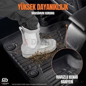 Citroën C3 Aircross 3D Pro Havuzlu Paspas 2017 ve Üzeri - S-Dizayn