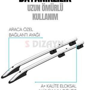 Fiat Fiorino Alüminyum Gri Tavan Çıtası Sport Model 2008 ve Üzeri - S-Dizayn