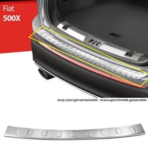 Fiat 500X Krom Arka Tampon Eşiği 2015 ve Üzeri - S-Dizayn