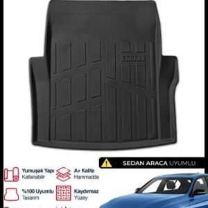 BMW 3 Serisi F30 Sedan 3D Pro Bagaj Havuzu 2012-2019 - S-Dizayn