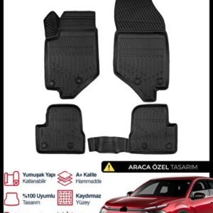 Citroën C4X 3D Pro Havuzlu Paspas 2022 ve Üzeri - S-Dizayn (EKT-000922)