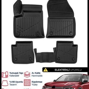 Citroën C4 Elektrikli 3D Pro Havuzlu Paspas 2022 ve Üzeri - S-Dizayn (EKT-000928)