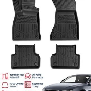 Audi A5 3D Pro Havuzlu Paspas 2016 ve Üzeri - S-Dizayn (EKT-000932)