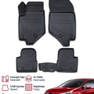 Citroën C4 3D Pro Havuzlu Paspas 2010-2018 - S-Dizayn (EKT-000942)