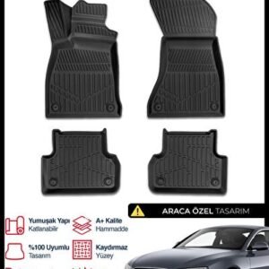 Audi A5 3D Pro Havuzlu Paspas 2016 ve Üzeri - S-Dizayn (EKT-000990)