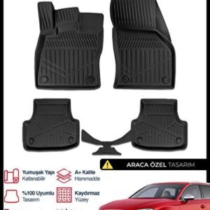 Audi A3 3D Pro Havuzlu Paspas 2017 ve Üzeri - S-Dizayn