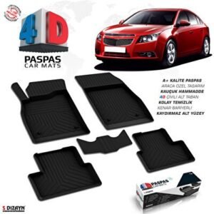 Chevrolet Cruze 4D Havuzlu Paspas 2009-2019 - S-Dizayn