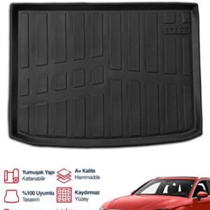 Audi A3 Hatchback 3D Pro Bagaj Havuzu Üst Bagaj 2020 ve Üzeri - S-Dizayn (EKT-001073)