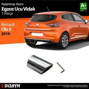 CLİO 5 EGZOZ UCU KROM VİDALI 2020 2021 2022 2023 2024 - S-Dizayn