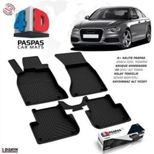 Audi A6 4D Havuzlu Paspas 2011-2018 - S-Dizayn (EKT-001509)