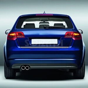 Audi A3 Krom Bagaj Alt Çıtası 2004-2012 (4 kapı) - S-Dizayn