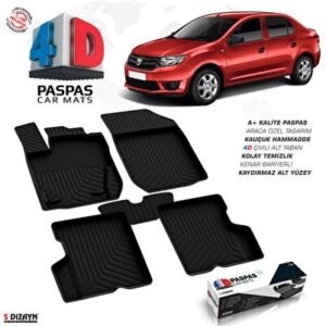 Dacia Logan 2 4D Havuzlu Paspas 2013-2020 - S-Dizayn