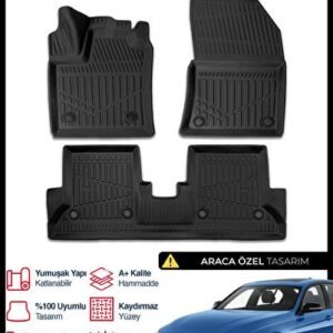 BMW 3 Serisi F30 3D Pro Havuzlu Paspas 2012-2019 - S-Dizayn (EKT-001890)
