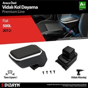 Fiat 500L Kol Dayama Kolçak ABS Vidalı Gri 2018 ve Üzeri - S-Dizayn