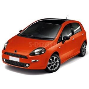 Fiat Grande Punto Krom Kapı Kolu 4 Kapı 4 Parça 2006-2018 - S-Dizayn