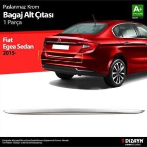 Fiat Egea Sedan Krom Bagaj Alt Çıtası - S-Dizayn