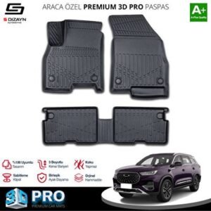 Chery Tiggo 8 Pro 3D Pro Havuzlu Paspas 2022 ve Üzeri - S-Dizayn