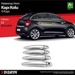 Citroën C3 Krom Kapı Kolu 4 Kapı 2010-2016 - S-Dizayn