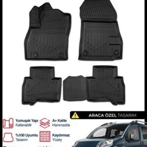 Fiat Fiorino 3D Pro Havuzlu Paspas 2020 ve Üzeri - S-Dizayn