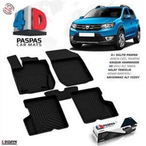 Dacia Sandero 2 4D Havuzlu Paspas 2013-2020 - S-Dizayn (EKT-002930)