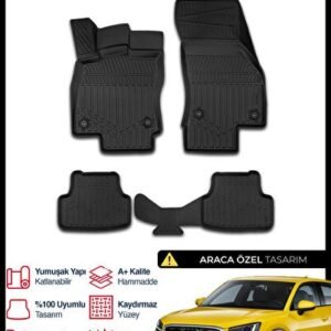 Audi Q2 3D Pro Havuzlu Paspas 2017-2023 - S-Dizayn (EKT-003023)
