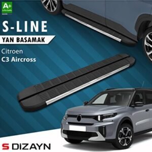 Citroën C3 Aircross 2 S-Line Krom Yan Basamak 183 cm 2024 ve Üzeri - S-Dizayn